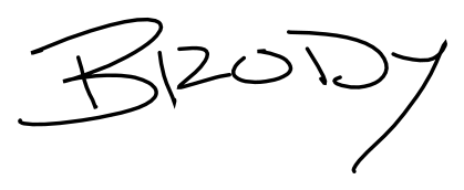 Brody's signature